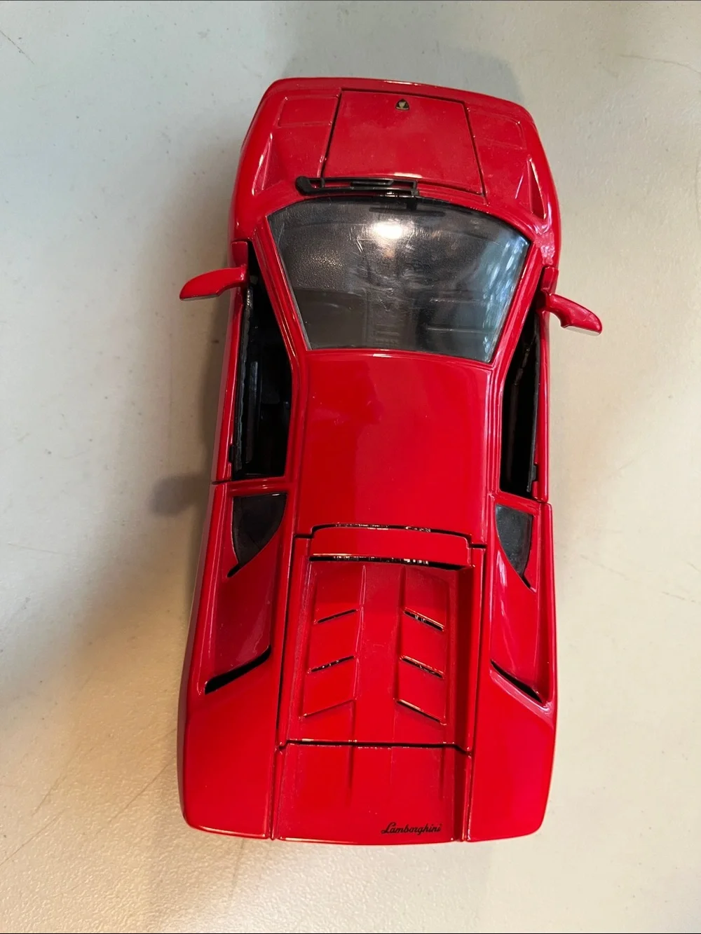 Lamborghini Red Scale Model Sports Car Toy